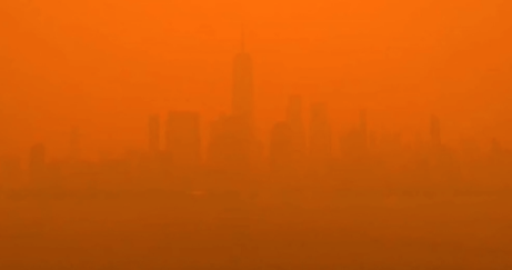 加拿大野火蔓延 美国多地空气严重污染