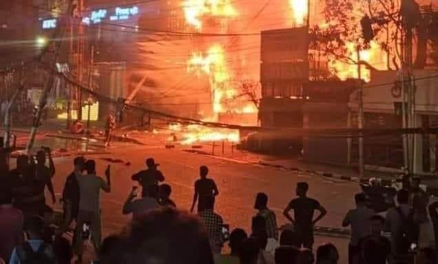 孟加拉国达卡市中心餐馆火灾